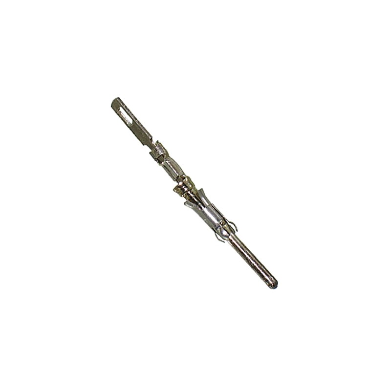 10 pcs - TE Connectivity Male Solder Circular Connector Contact, Wire Size 16 to12 AWG