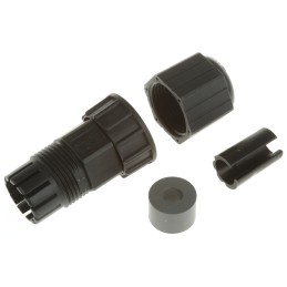 1 pcs - Amphenol Industrial RDP Series Male RJ45 Connector, Cable Mount