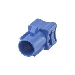 1 pcs : 59Z074-000C - RF Connector Accessories Plastic housing Plug Straight C Blue
