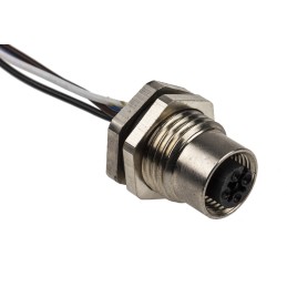 1 pcs - RS PRO Circular Connector, 4 Contacts, M12 Connector, Socket, Female, IP67