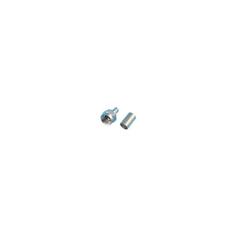 1 pcs : 25-7020 - RF Connectors / Coaxial Connectors RG59 1/2'RNG