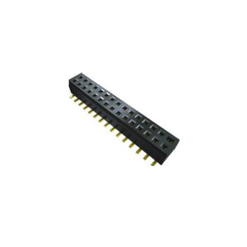 1 pcs - Samtec CLM Series PCB Socket, 40-Contact, 2-Row, 1mm Pitch