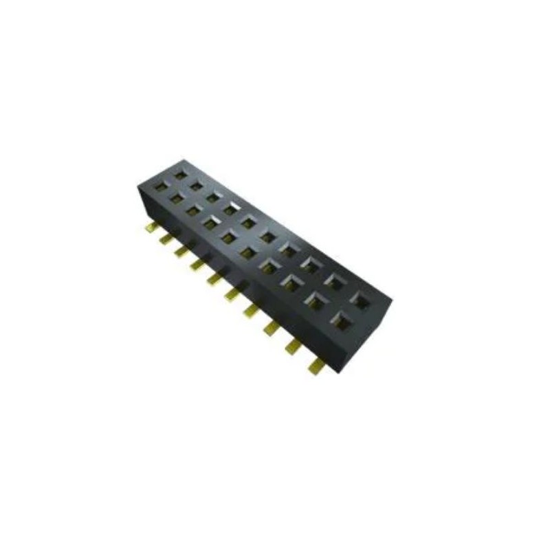 1 pcs - Samtec CLP Series PCB Socket, 28-Contact, 2-Row, 1.27mm Pitch