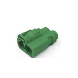 1 pcs : R197.215.E80 - RF Connector Accessories 2 ways female fakra housing coding E for terminal 2x (R299.197.200, R299.197.210