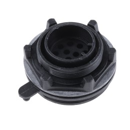 1 pcs - Bulgin Circular Connector, 12 Contacts, Panel Mount, Socket, Female, IP68, Standard Buccaneer Series
