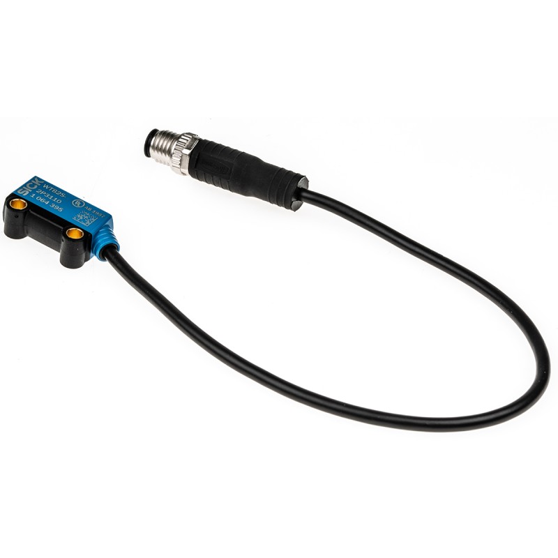 1 pcs - Sick Background Suppression Photoelectric Sensor, Block Sensor, 1 mm - 18 mm Detection Range