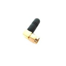 1 pcs : DELTA25/X/SMAM/RP/RA/35 - Antennas 2.4GHZ 28MM STUBBY RIGHT ANGLE ANTENNA WITH SMA MALE RP RIGHT ANGLE CONNECTOR