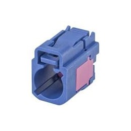 1 pcs : 59Z066-000C - RF Connector Accessories Plastic housing Jack Right Angle C Blue