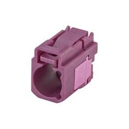 1 pcs : 59Z066-000D - RF Connector Accessories Plastic housing Jack Right AngleD BViolet