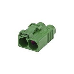 1 pcs : 59Z115-000E - RF Connector Accessories Plastic housing Jack Straight E Green
