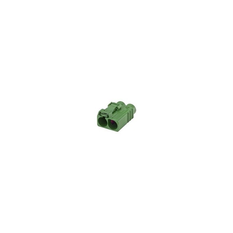 1 pcs : 59Z115-000E - RF Connector Accessories Plastic housing Jack Straight E Green