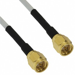 1 pcs - Cinch Connectors 415 Series Male SMA to Male SMA Coaxial Cable, 457.2mm, RG316DS Coaxial, Terminated