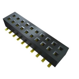 1 pcs - Samtec CLP Series Straight Surface Mount PCB Socket, 50-Contact, 2-Row, 1.27mm Pitch, Solder Termination