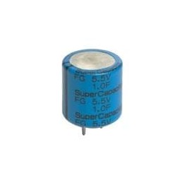 1 pcs : FG0H105ZF - Supercapacitors / Ultracapacitors 5.5V 1F -20/+80% LS5.08mm
