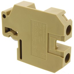 10 pcs - Weidmuller SAK Series Brown Feed Through Terminal Block, 10mm², Single-Level, Screw Termination