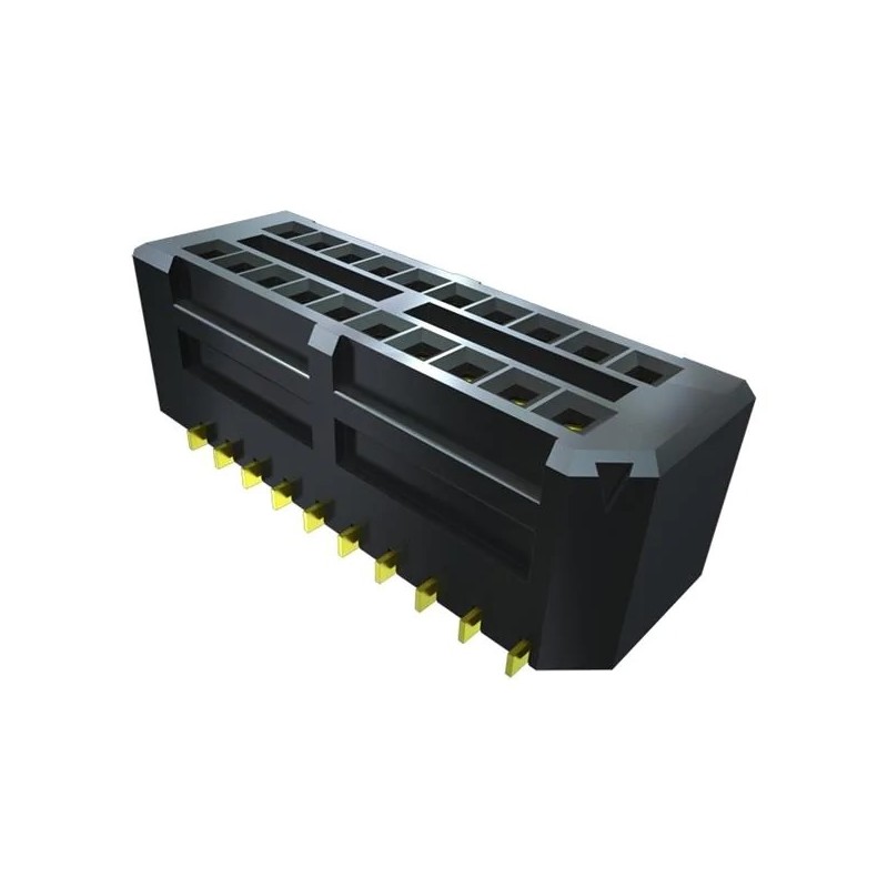 1 pcs - Samtec SEMS Series Straight Surface Mount PCB Socket, 20-Contact, 2-Row, 0.8mm Pitch