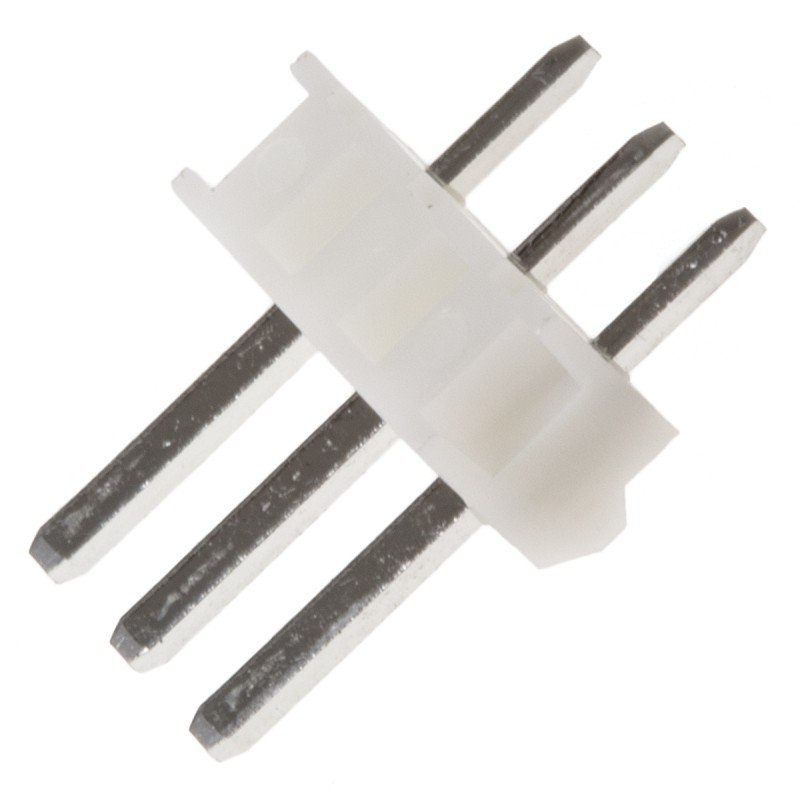 10 pcs - JST NH Series Straight Through Hole Pin Header, 3 Contact(s), 2.5mm Pitch, 1 Row(s), Unshrouded