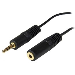 1 pcs - StarTech.com Male 3.5mm Stereo Jack to Female 3.5mm Stereo Jack Aux Cable, Black, 3.7m