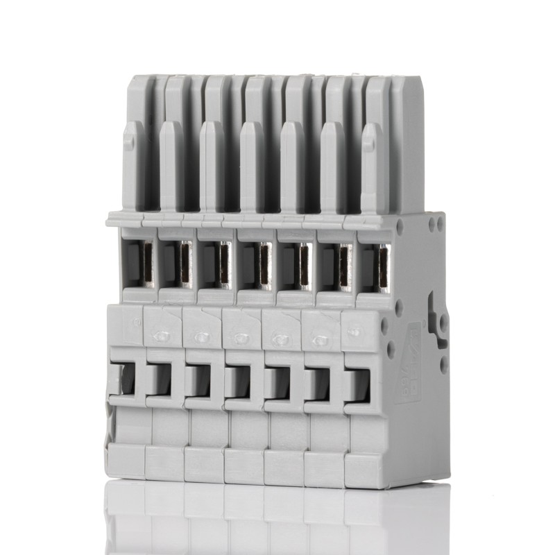 1 pcs - Wago 769 Series Female Plug, 7 Pole for Use with X-COM System 769 Series