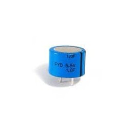 1 pcs : FYD0H105ZF - Supercapacitors / Ultracapacitors 5.5V 1F -20/+80% LS7.62mm