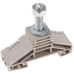 1 pcs - Weidmuller WF8 Series Brown Stud Terminal, 50mm², Single-Level, Bolt Termination