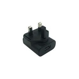 1 pcs : AQ03K-050A-R - Wall Mount AC Adapters 2.75W 5V .55A UK Plug USB A