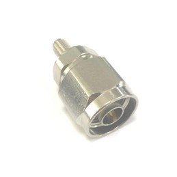 1 pcs - RS PRO Straight 50Ω Coaxial Adapter N Plug to SMA Socket 11GHz
