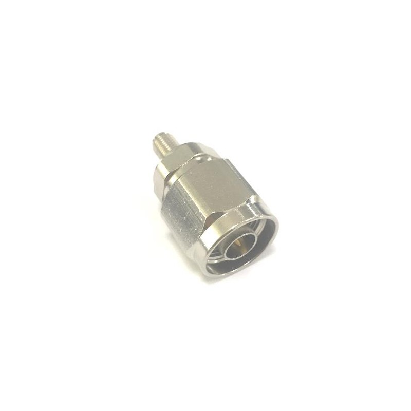 1 pcs - RS PRO Straight 50Ω Coaxial Adapter N Plug to SMA Socket 11GHz