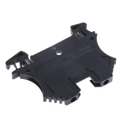 10 pcs - Weidmuller WDU Series Black Feed Through Terminal Block, 2.5mm², Single-Level, Screw Termination, ATEX