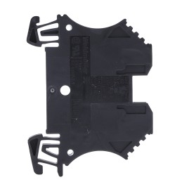 10 pcs - Weidmuller WDU Series Black Feed Through Terminal Block, 2.5mm², Single-Level, Screw Termination, ATEX