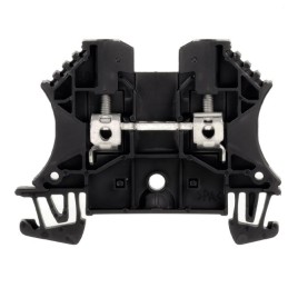 10 pcs - Weidmuller WDU Series Black Feed Through Terminal Block, 2.5mm², Single-Level, Screw Termination, ATEX
