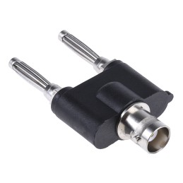1 pcs - Telegartner Straight 50Ω RF Adapter BNC Socket to Banana Plug