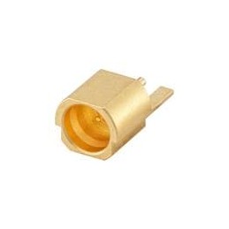 1 pcs : 19S202-40ML5 - RF Connectors / Coaxial Connectors SMP R/A Plug PCB Limited Detent