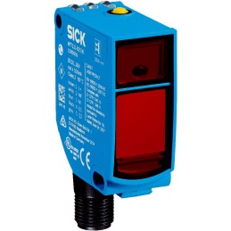 1 pcs - Sick Background Suppression Photoelectric Sensor, Rectangular Sensor, 50 - 2200 mm Detection Range