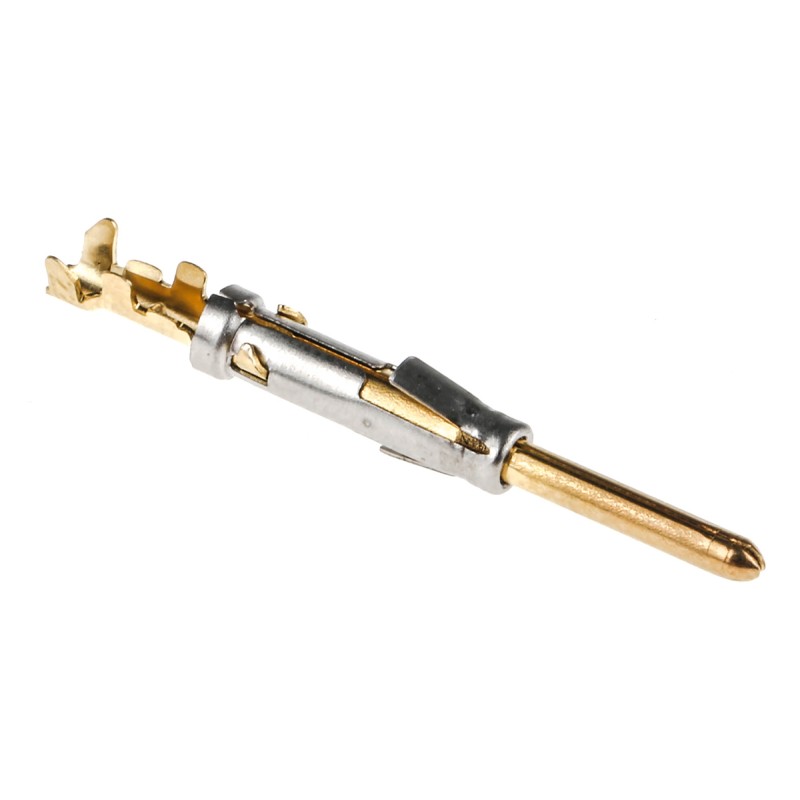 10 pcs - Souriau Male Crimp Circular Connector Contact, Contact Size 16, Wire Size 22 - 20 AWG