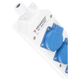 1 pcs - MENNEKES Grey Industrial Power, 230 V