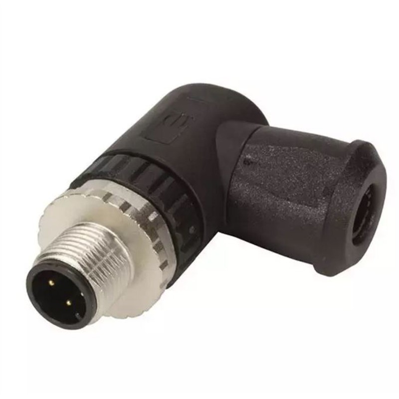 1 pcs - Harting Circular Connector, 5 Contacts, Cable Mount, M12 Connector, Socket, Male, IP67, M12 Series
