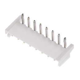 50 pcs - JST EH Series Right Angle Through Hole PCB Header, 8 Contact(s), 2.5mm Pitch, 1 Row(s), Shrouded