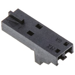 10 pcs - Molex, SL Female Connector Housing, 2.54mm Pitch, 2 Way, 1 Row