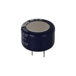 1 pcs : KW-5R5C334H-R - Supercapacitors / Ultracapacitors CAP,0.33F,5.5V,KW-1120 SERIES,short lead