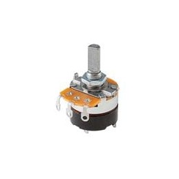 1 pcs : PTN24B-B10020DA - Potentiometers 24mm, 100kohm, 20mm shaft, Switch