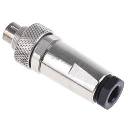 1 pcs - Binder Circular Connector, 3 Contacts, Cable Mount, M9 Connector, Plug, Male, IP67, 712 Series