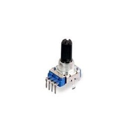 1 pcs : 11VR1H25F2C103B1 - Potentiometers 300Deg 10kOhm -10C +70C Flat Shaft