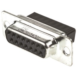 250 pcs - HARTING 15 Way Cable Mount D-sub Connector Socket