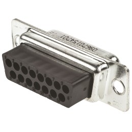 250 pcs - HARTING 15 Way Cable Mount D-sub Connector Socket