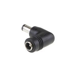 1 pcs : DC PLUG-P1J-P1IR - DC Power Connectors Change 2.1x5.5x11 to 2.1x5.5x9.5 RA Plug