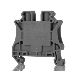 10 pcs - Phoenix Contact UT 6 Series Grey Feed Through Terminal Block, 0.2 - 10mm², Single-Level, Screw Termination, ATEX