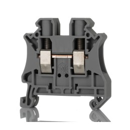 10 pcs - Phoenix Contact UT 6 Series Grey Feed Through Terminal Block, 0.2 - 10mm², Single-Level, Screw Termination, ATEX