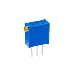 1 pcs : 3296X-1-102RLF - Trimmer Resistors - Through Hole 3/8' 1Kohms Sealed Horizontal Adjust