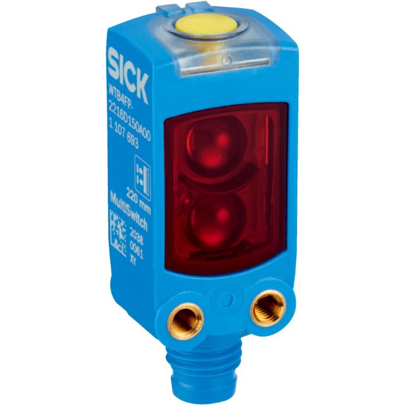 1 pcs - Sick Background Suppression Photoelectric Sensor, Miniature Sensor, 100 mm Detection Range IO-LINK